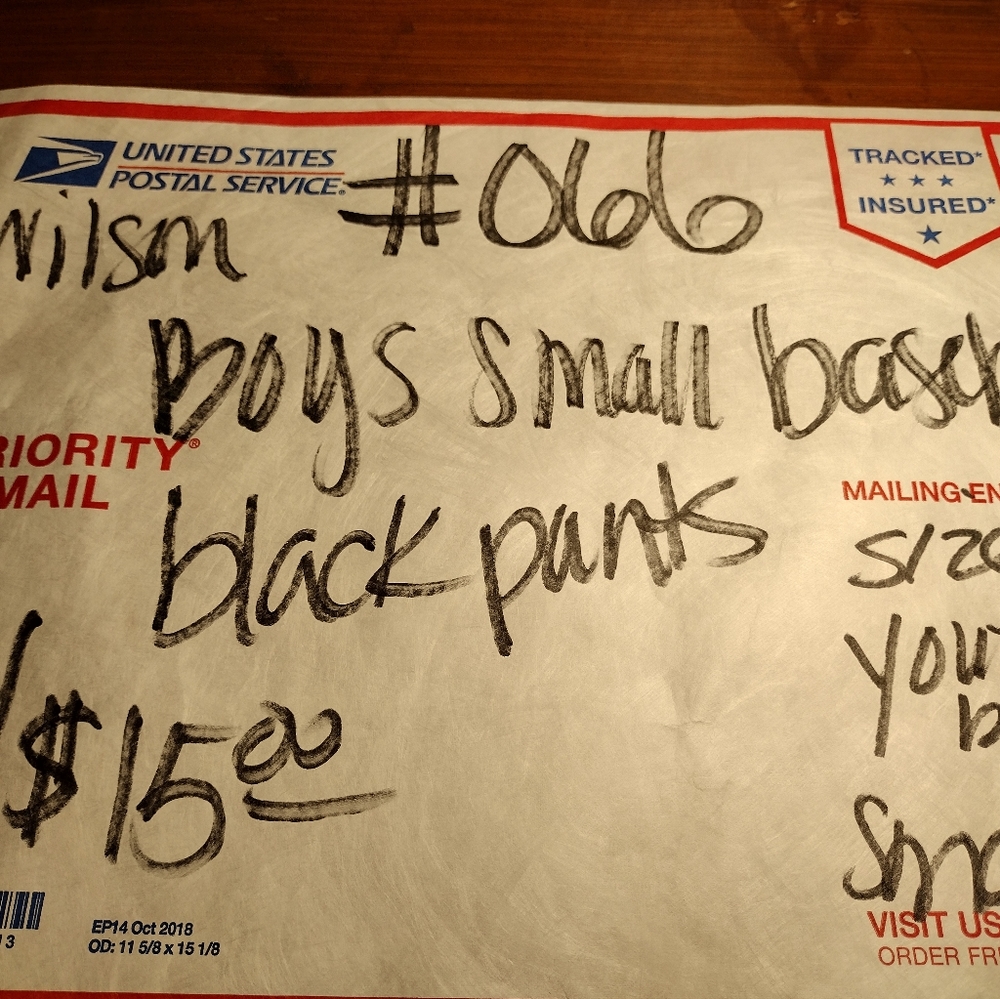6/$15 Boys baseball pants.                    6/$15